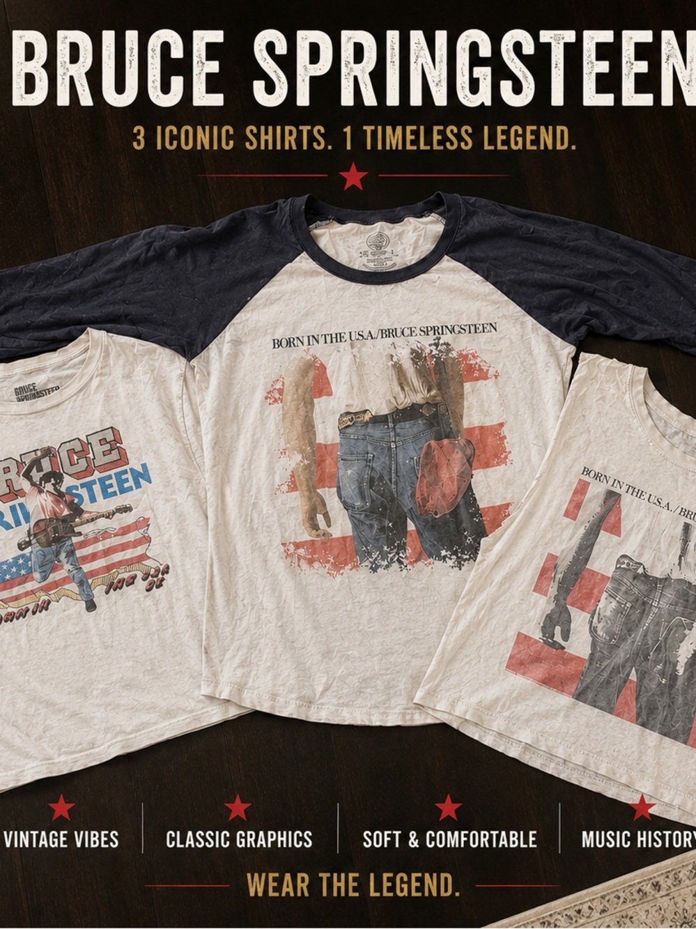 Bruce Springsteen lot of women’s tops